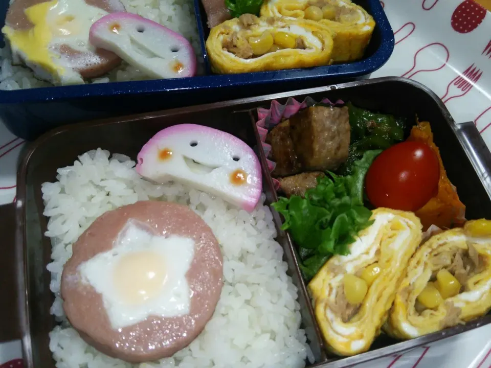 Snapdishの料理写真:11月17日　高校生女子＆オレ弁当|クッキングおやぢさん