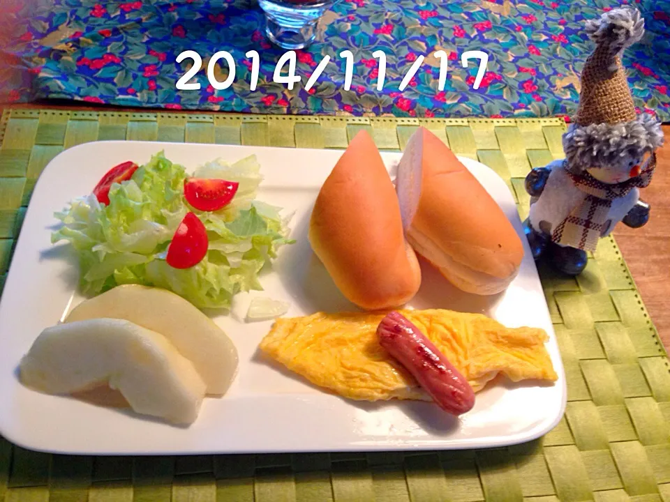 朝ごはん 2014・11・17|ローゼルさん