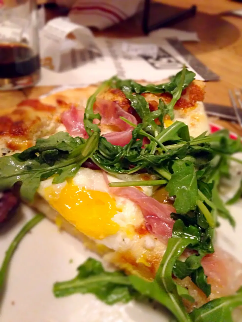 Prosciutto and Egg Pizza|robert flickerさん