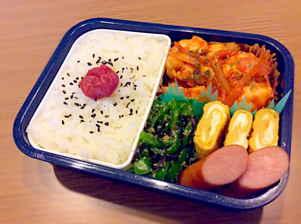 ささみケチャップ炒め弁当|のぞみさん