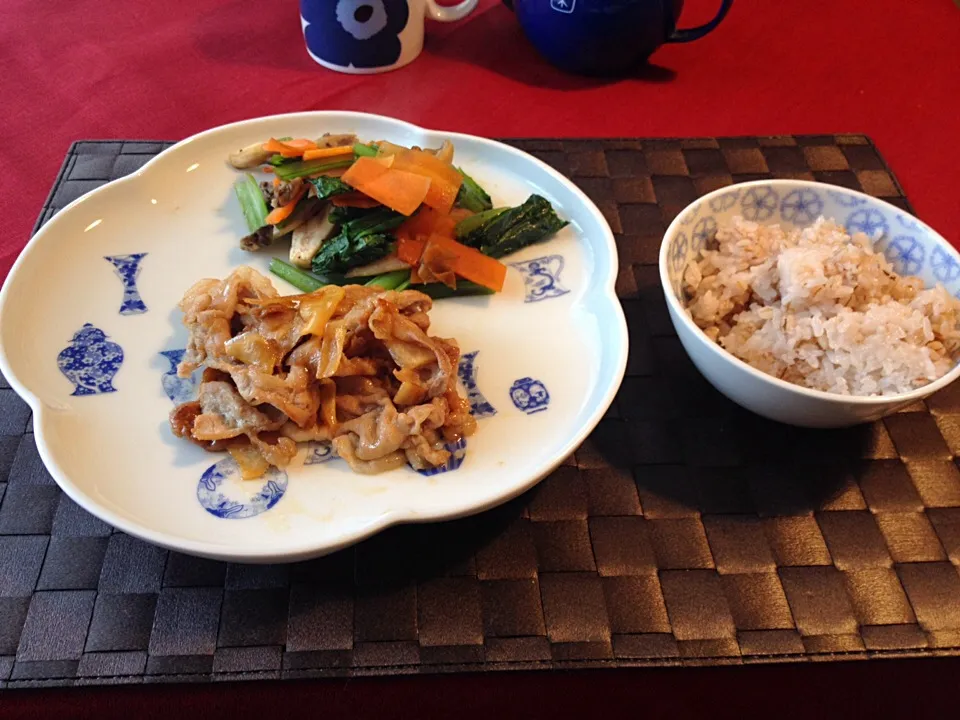 生姜焼き定食|なほこさん