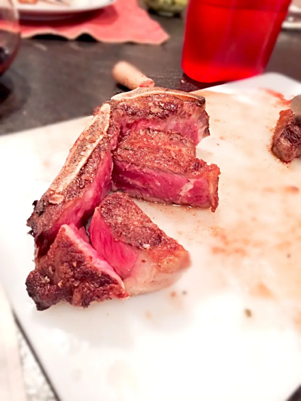 Snapdishの料理写真:Dry aged prime ny strip steak|giorgio nadiさん