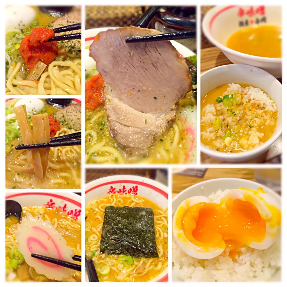 Snapdishの料理写真:辛味噌ラーメンのあれやこれ|morimi32さん