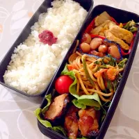 Snapdishの料理写真:主人のお弁当|あいさん