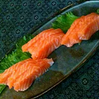 Snapdishの料理写真:salmon sashimi|zer0さん