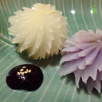 Snapdishの料理写真:ふろふき大根 菊花仕立て