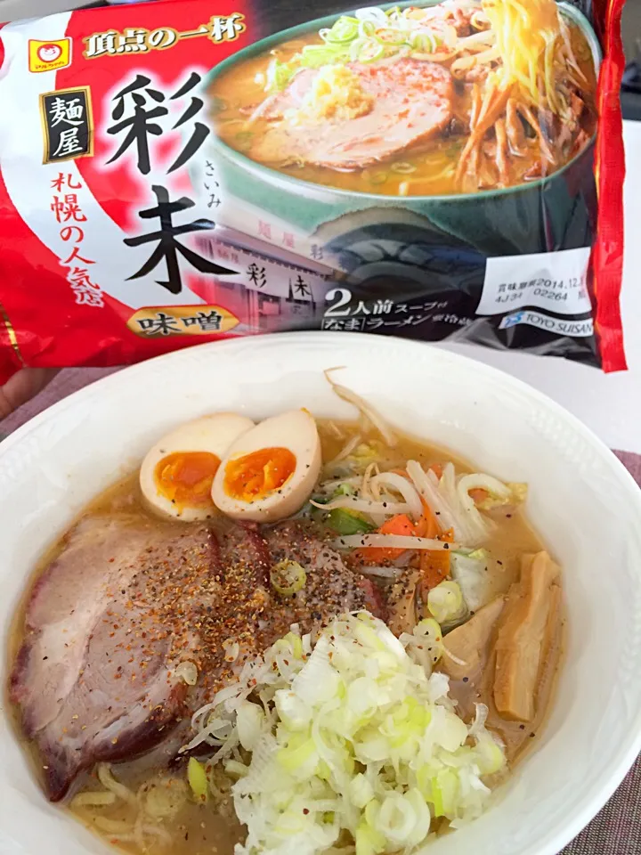 Snapdishの料理写真:彩未のラーメンランチ！|クリスマスローズさん