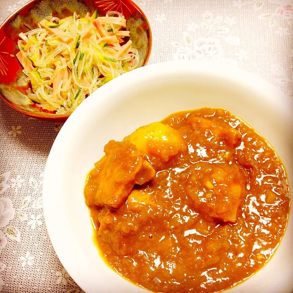 カレー,春雨サラダ|りーぴんさん