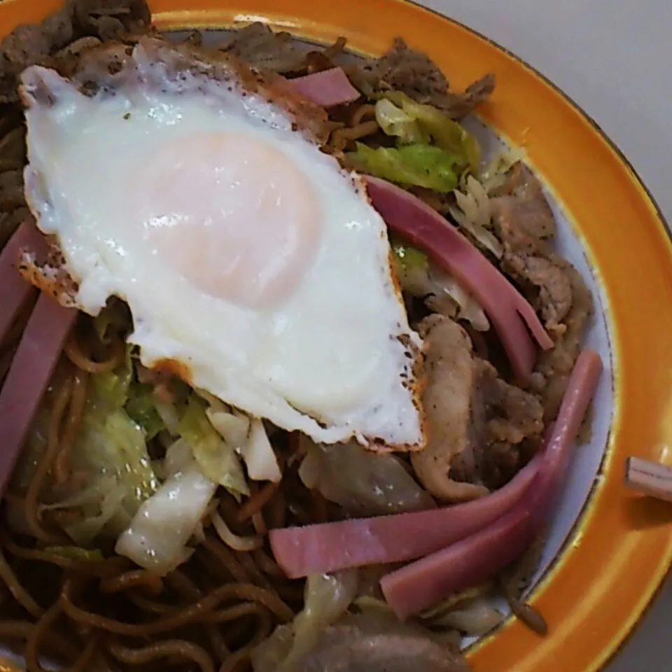 宇都宮やきそば♪@石田屋　特製（中）Fried noodle☆|BUBUさん