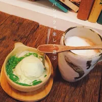 Snapdishの料理写真:「ロードション」x ライスジェラート！ Lod chong x organic rice gelato💛|Malisa | マリサランゲージ&カルチャースクールさん