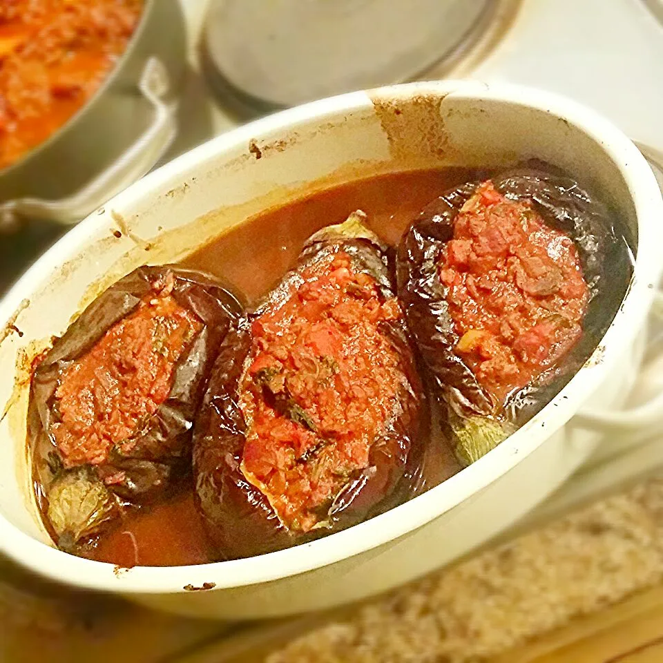 stuffed aubergines|Vanessa Webbさん