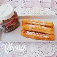 Snapdishの料理写真:Churros #Churrasco/Piquenique #Masakan Indonesia #nutella#snack#madebyme|anggun elviaさん