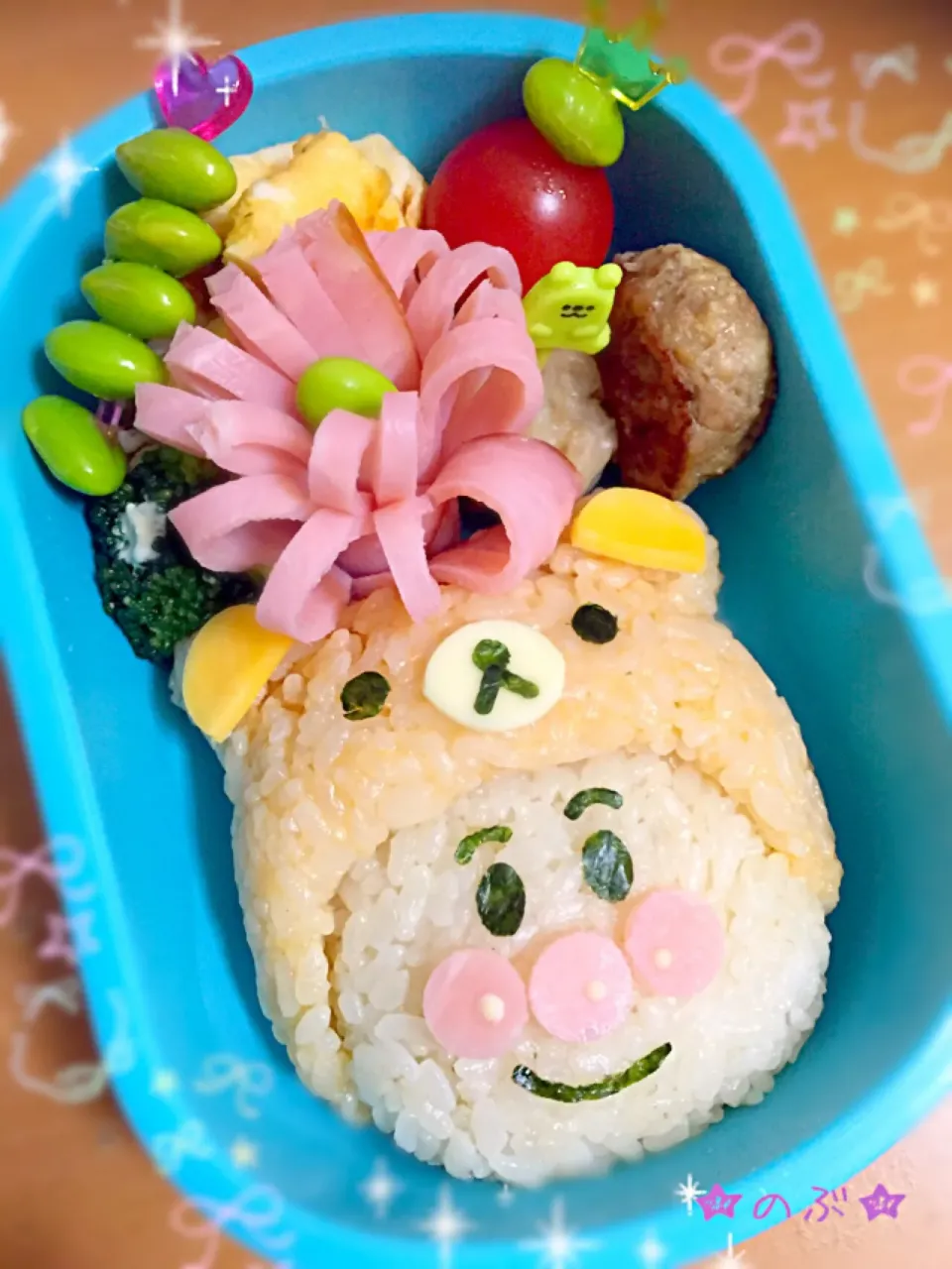 Snapdishの料理写真:キャラ弁★着ぐるみシリーズ♪リラックマアンパンマン！|ひゆりままさん