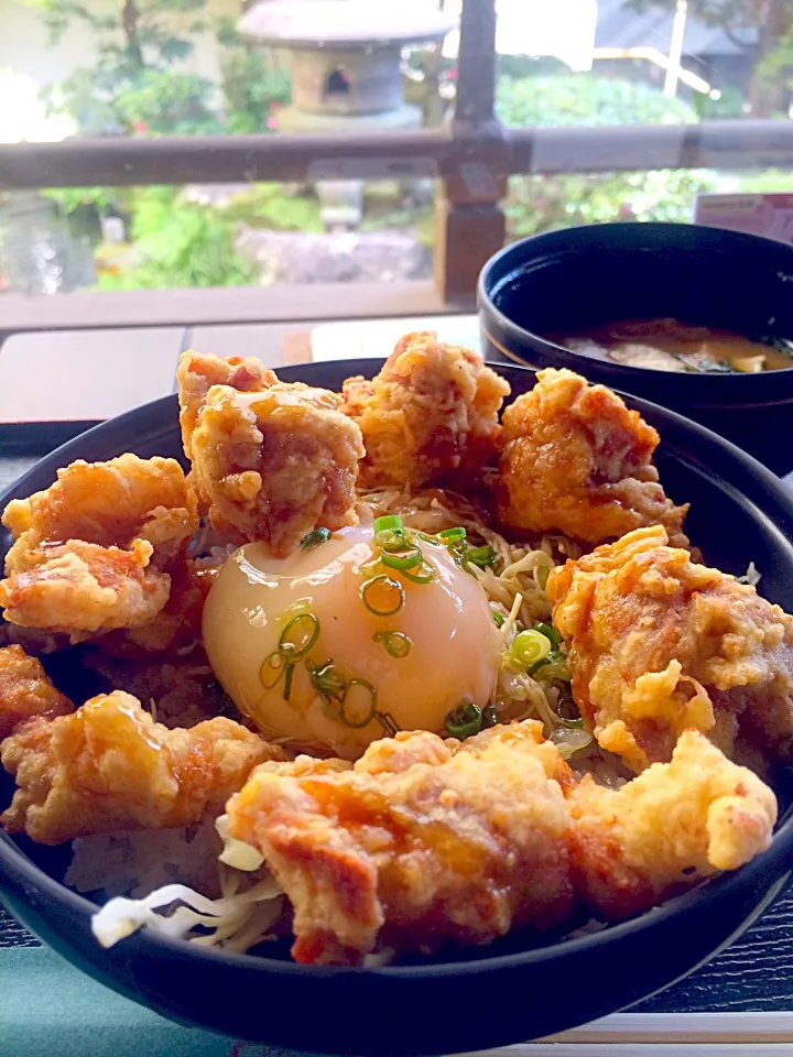 別府 ホテル白菊にて♥︎とり天丼|ナナさん