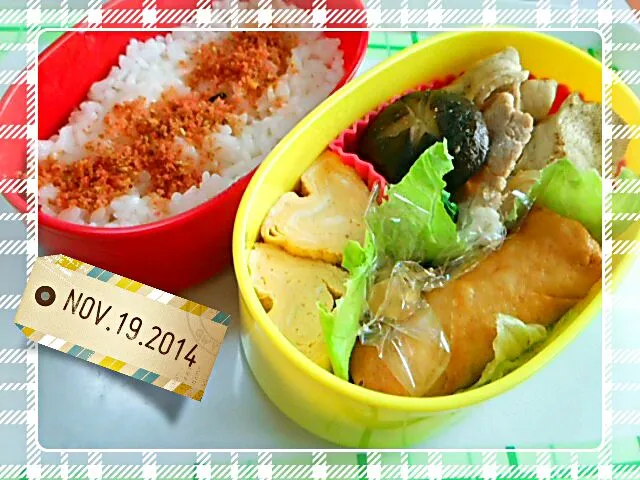 Snapdishの料理写真:11/19お弁当|めぐチー🌿さん