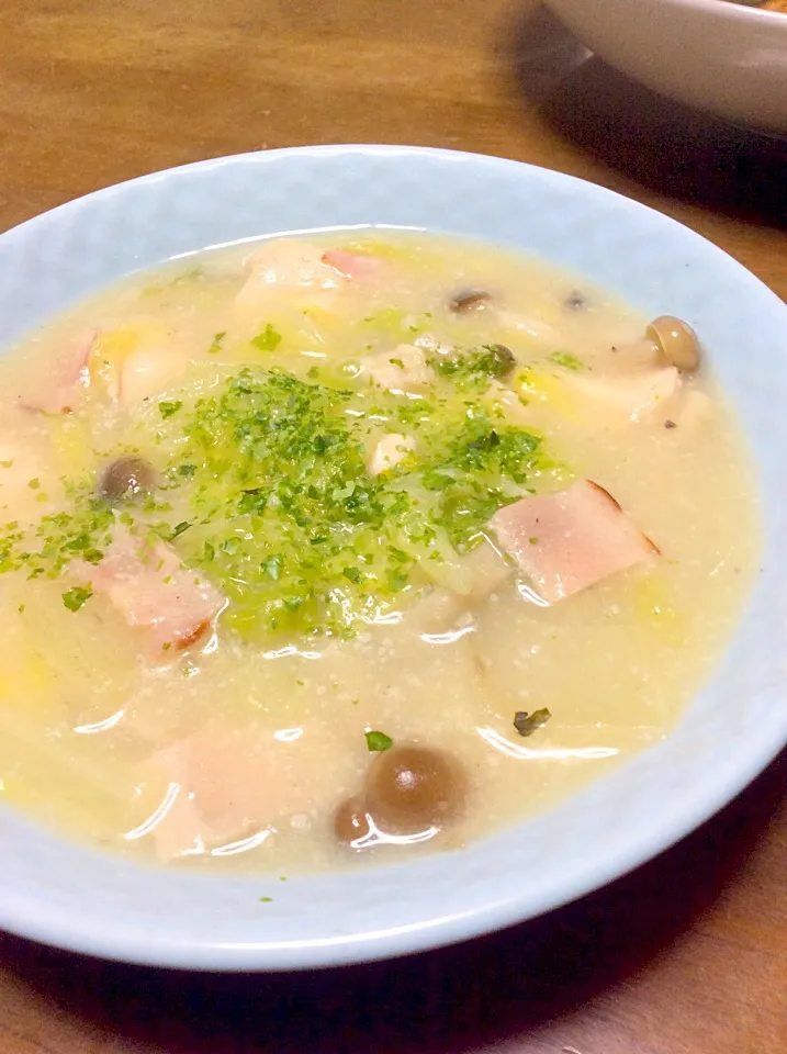 Snapdishの料理写真:あったかとろ〜り、白菜と鶏肉のクリーム煮♫(^_^)v|Norio Fukudaさん