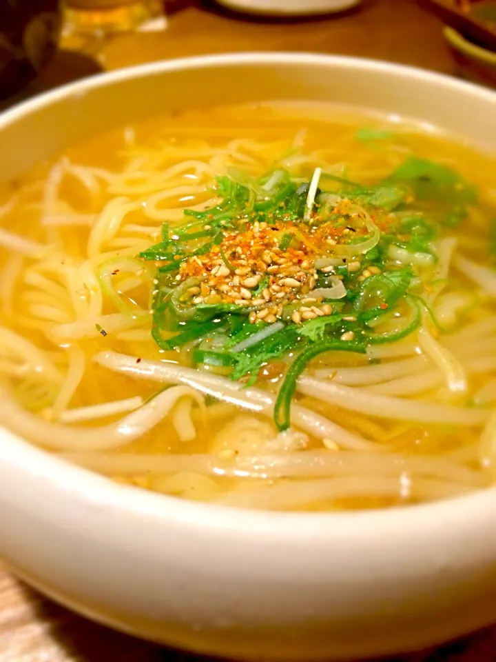 鶏塩ラーメン。|えすとさん