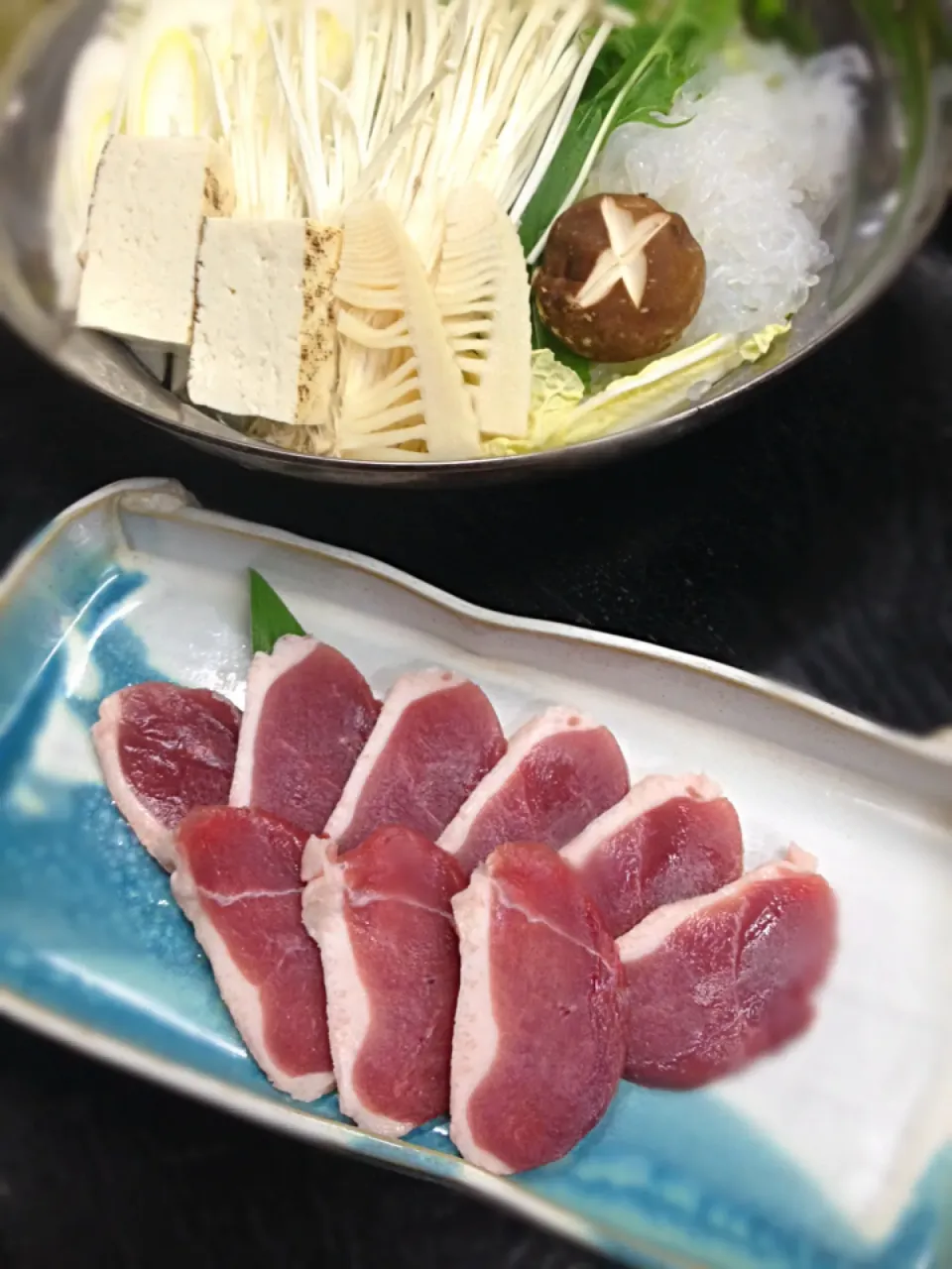 鴨鍋 一人前 1200円税別|料理長さん