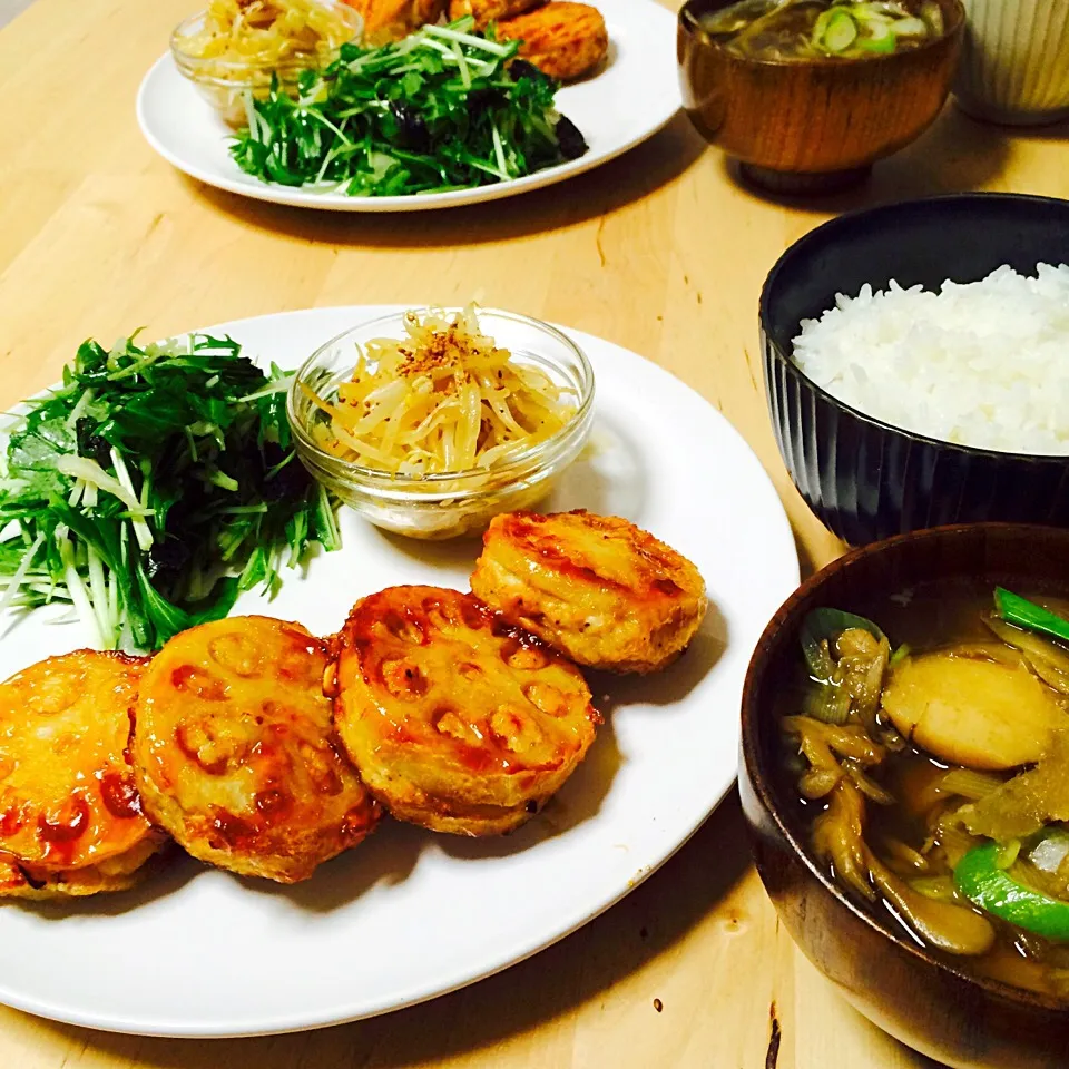 山形の芋煮と蓮根の挟み焼き☆|meguさん