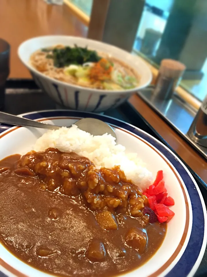 ＠富士そば『かけそば＆カレー！』|TETSU♪😋さん