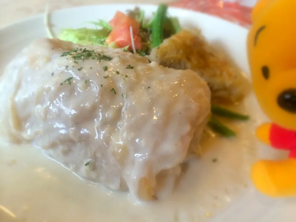 クリームソースのロールキャベツ|KUMAさん