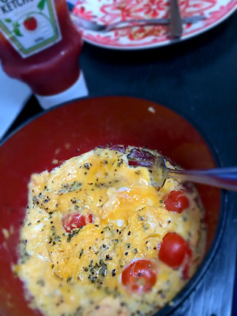 レンジでオムレツ〜イタリア風〜|時間も食費も節約したいさん