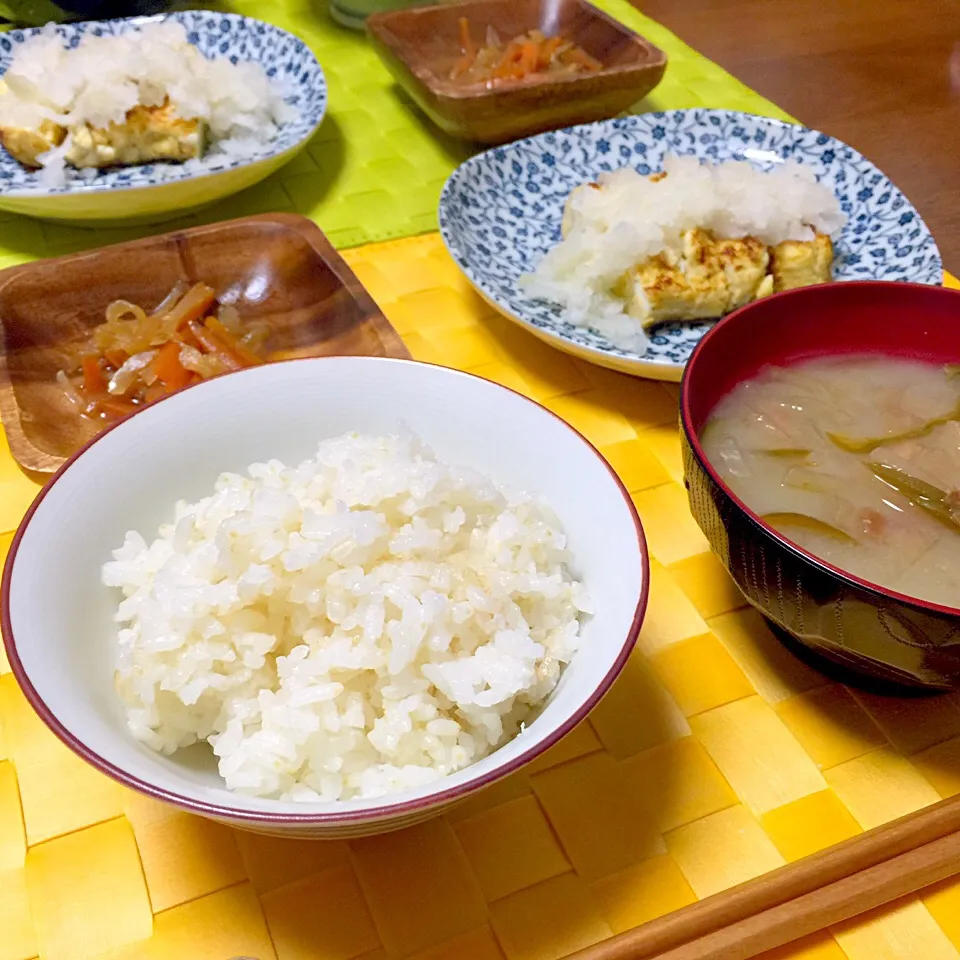 厚焼き卵の夜ごはん|舐め子さん