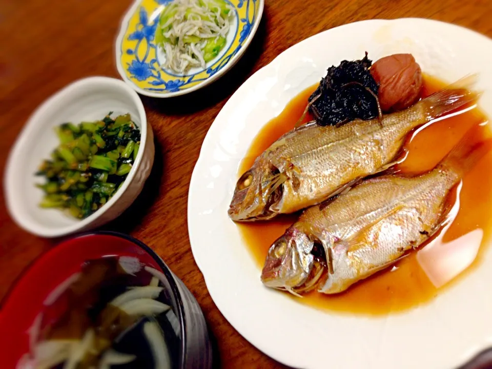 小鯛の梅しそ煮＊11/19|ゆきぼぅさん