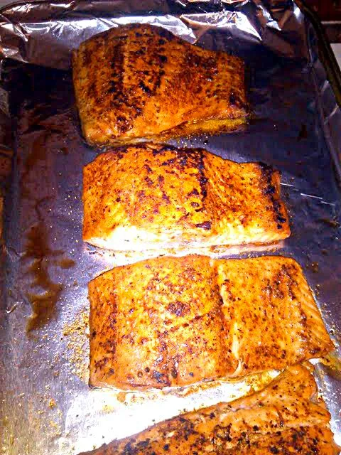 I Cooked Cajun Salmon 🎣 #Seafood #Fish #Salmon 🌟🌟🌟🌟|Alisha GodsglamGirl Matthewsさん