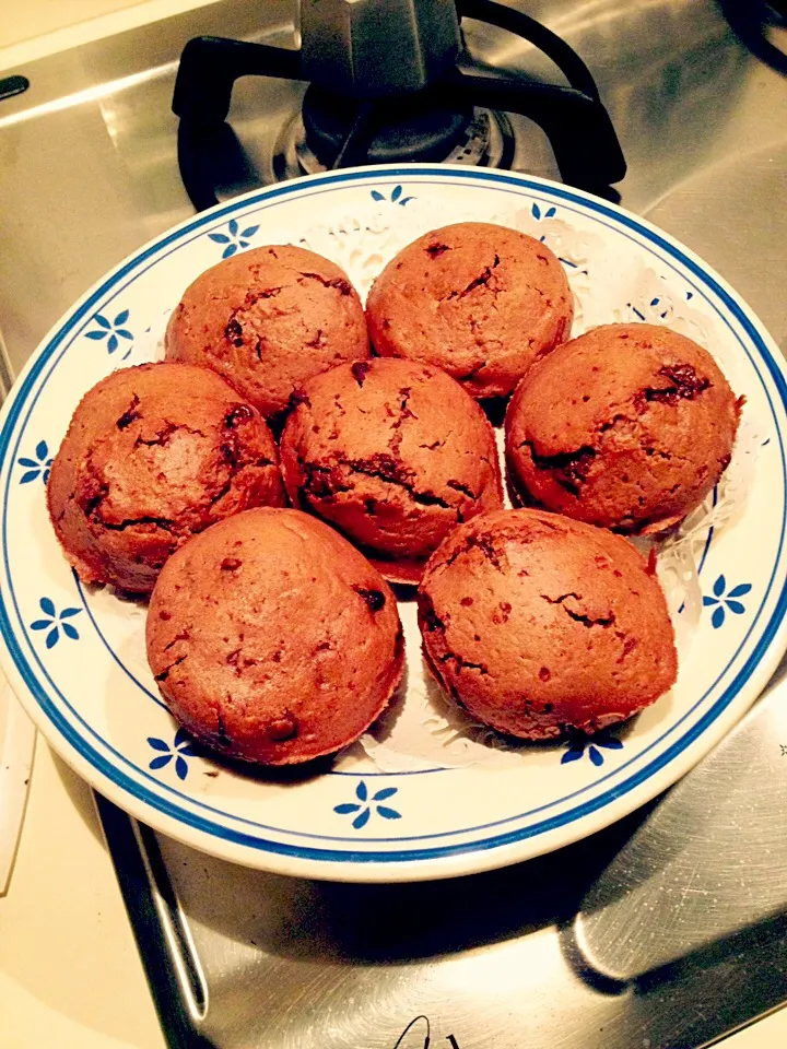 Vegan muffin al cioccolato|Madda Lenaさん