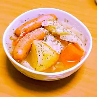 Snapdishの料理写真:お手軽ポトフ！！|あかねさん