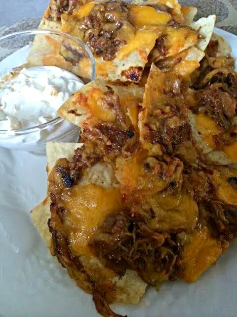 😆😋😆My Lil Foodie Princess  Made Pulled Pork Nachos 😆😋😆 #Snack #Pork #Cheesy|Alisha GodsglamGirl Matthewsさん