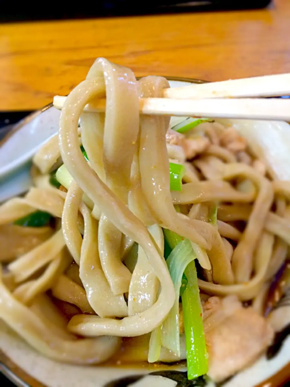 Snapdishの料理写真:角萬の太麺リフト〜٩̋(๑˃́ꇴ˂̀๑)|morimi32さん