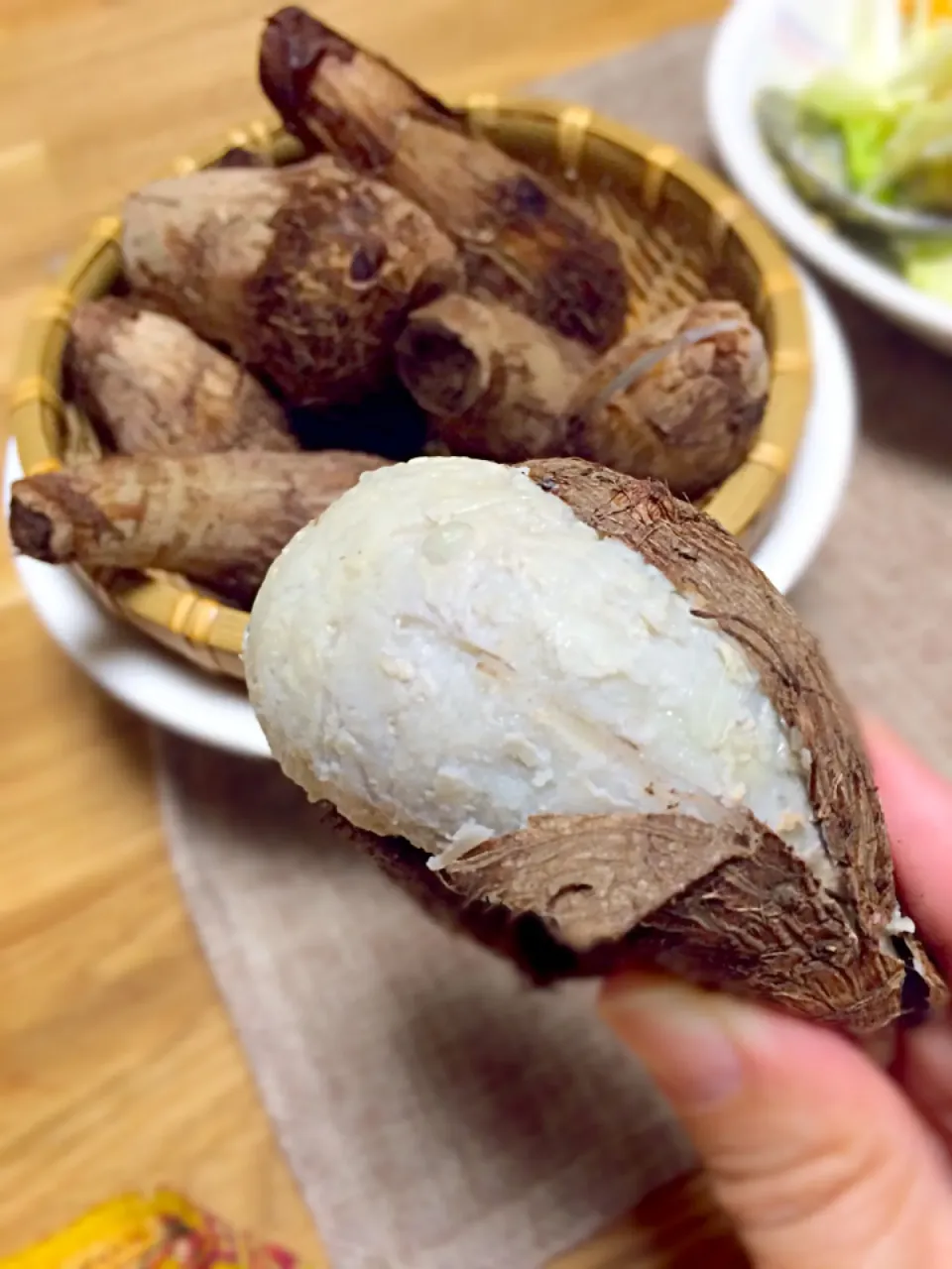 里芋の塩茹で〜|morimi32さん