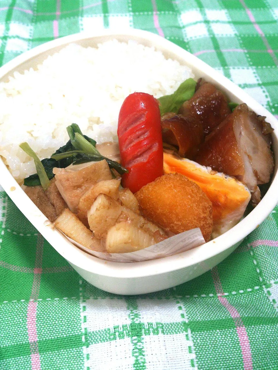 Snapdishの料理写真:2014.11.22 男子高校生弁当|yukiさん