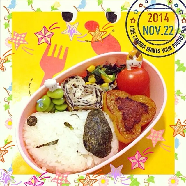 Snapdishの料理写真:2014/11/22  学芸会だ！お弁当|もっさんさん