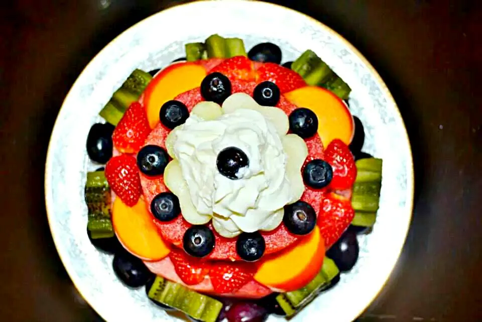 My Birthday Cake #vegan #Healthy #Fruits|Blusherさん