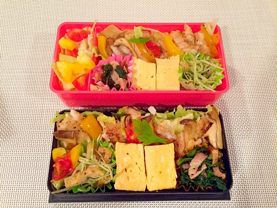 Snapdishの料理写真:舌平目のソテー🎵のお弁当☺︎|千廣さん