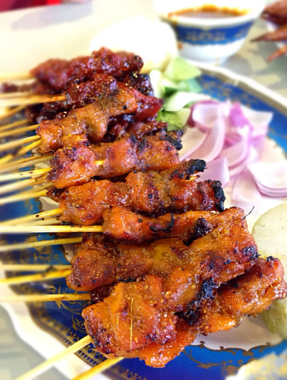 Chicken & mutton satay@Satay by the Bay|coxiella24さん