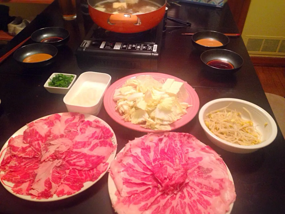 Snapdishの料理写真:Shabishabu at home|Fumika Bakerさん