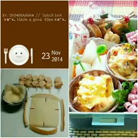 Snapdishの料理写真:パンカップで娘のお弁当