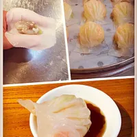 home made #水晶虾饺 (crystal shrimp dumplings)|Marta Sokolowskaさん