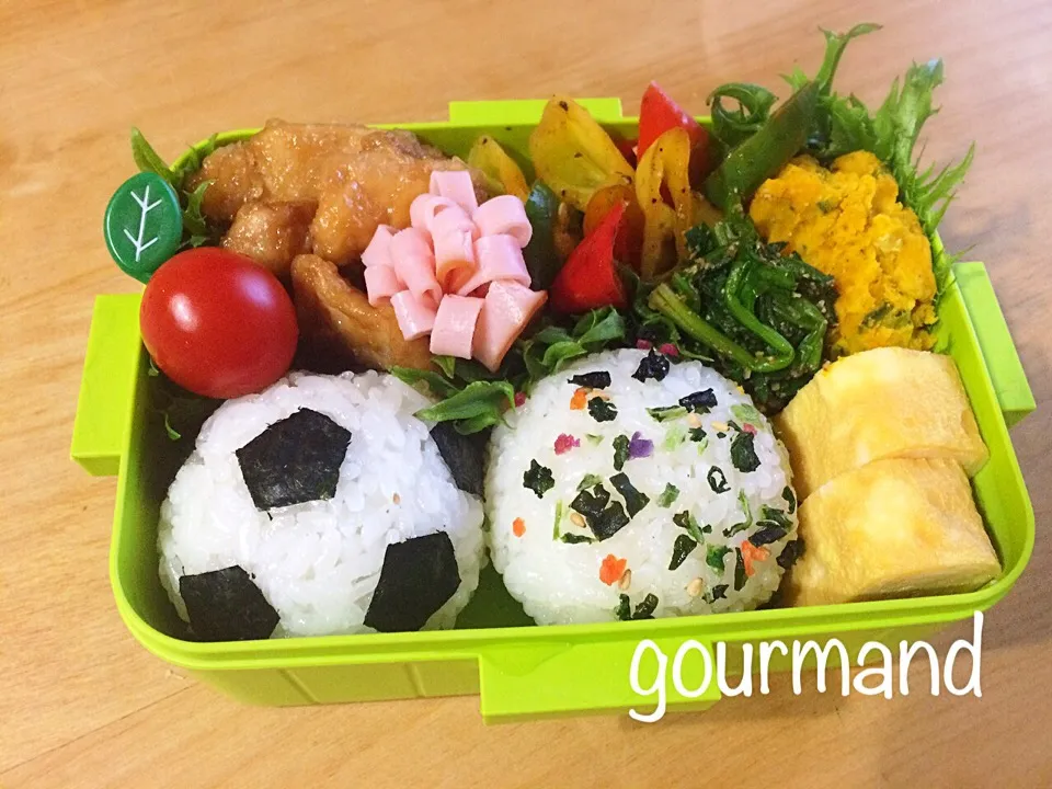 Snapdishの料理写真:2014.11.22 息子⚽️試合お弁当♪|プーティさん