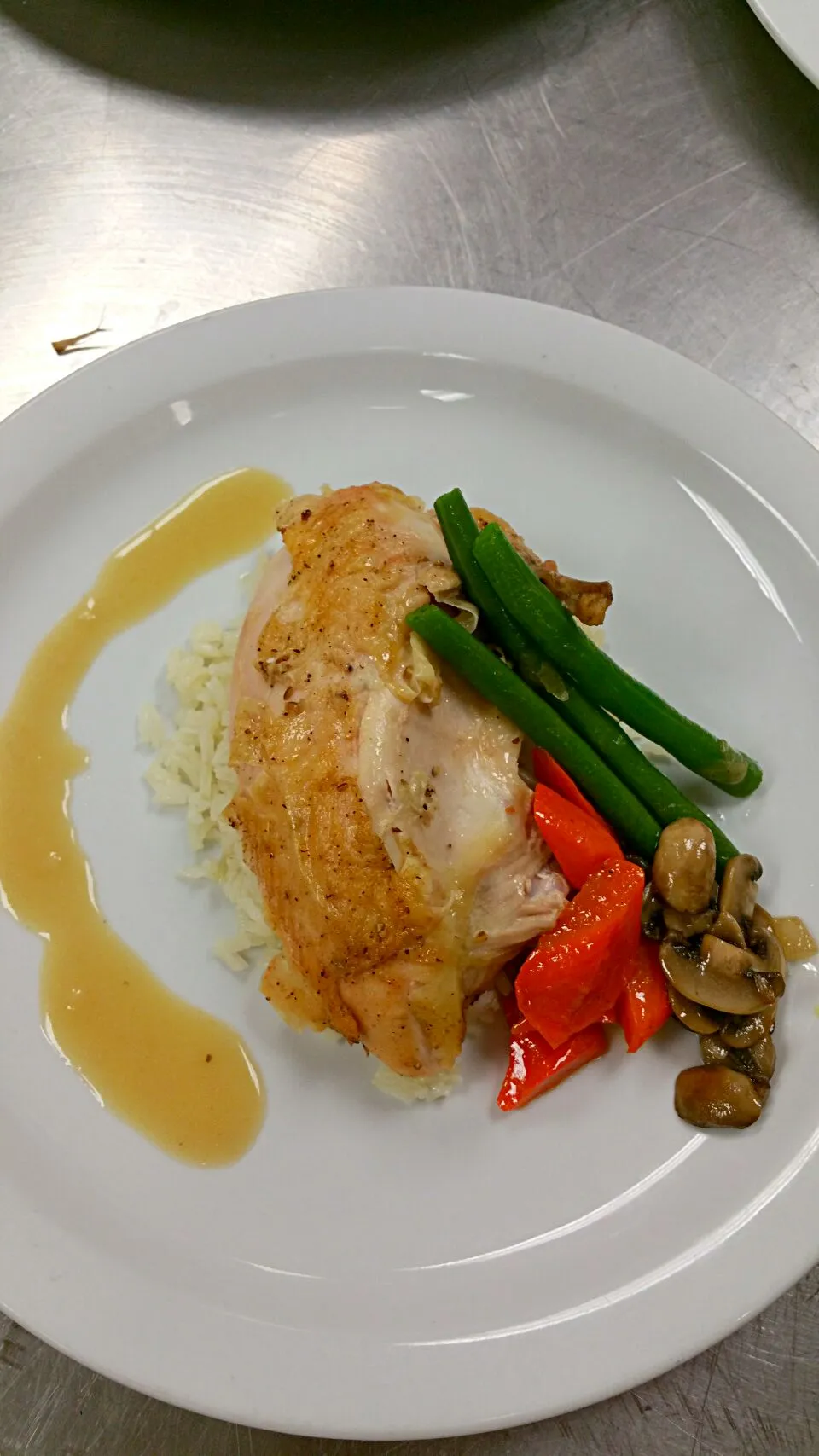 Roasted chicken pilaf #French cuisine #Chicken #Pilaf|Michael Leさん