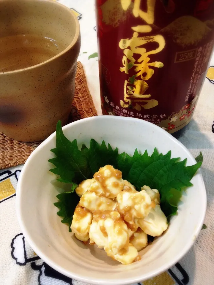 クリームチーズのわさび醤油麹和え|うっちーさん