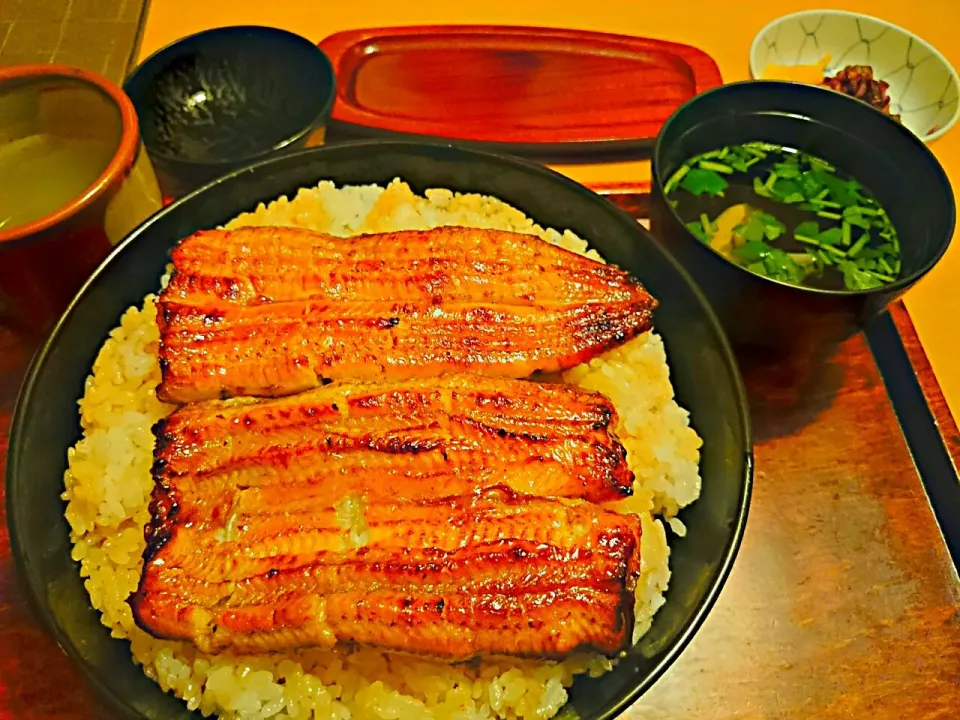 うなぎ中入れ丼|あおやぎ あつしさん