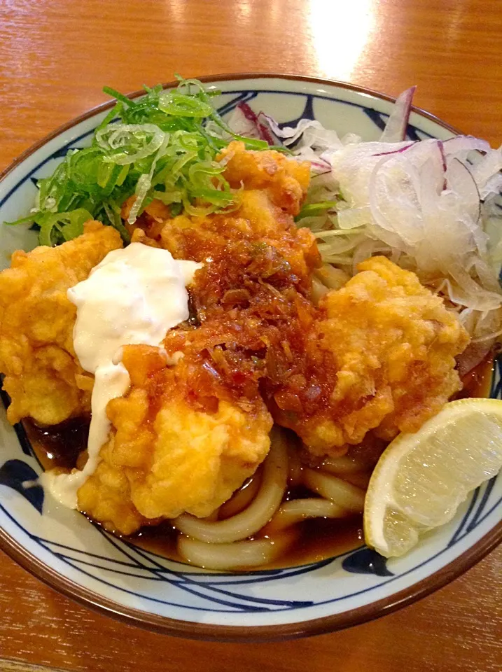 タル鶏天ぶっかけ油淋鶏ソース@丸亀製麺|Kazuya Miyukiさん