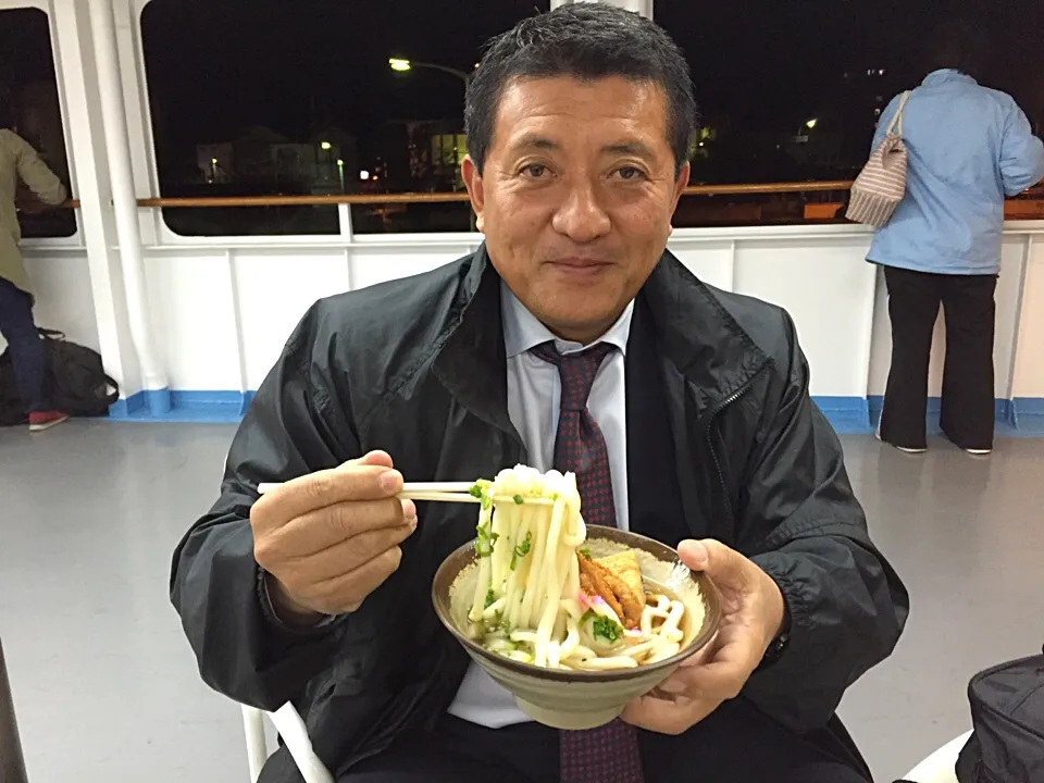 Snapdishの料理写真:フェリーうどん！|Food is lifeさん