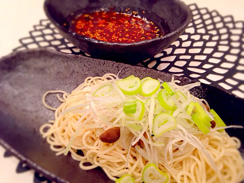 Snapdishの料理写真:ばくだん屋のつけ麺をお家で|ゆきさん