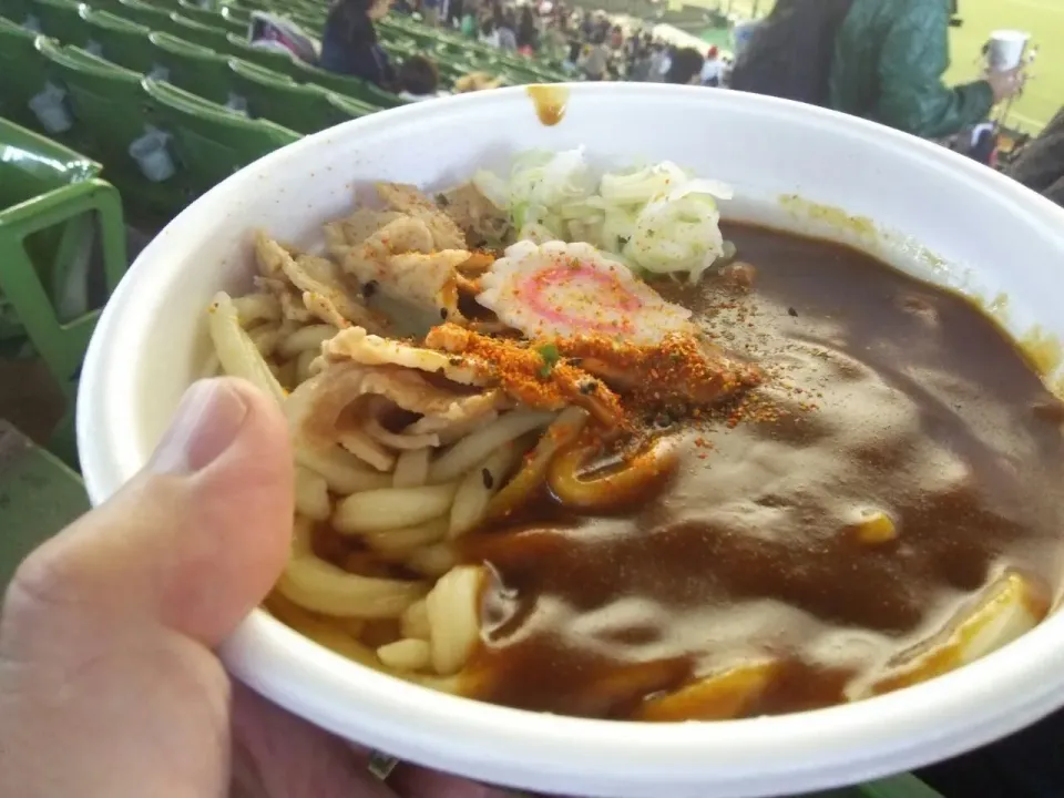 Snapdishの料理写真:西武ドームのカレーうどん。|東京ライオンズさん